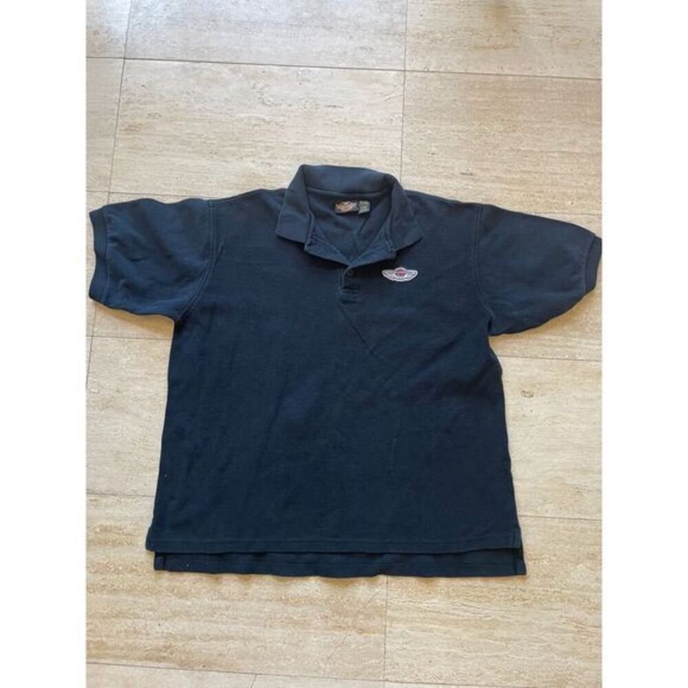 Harley-Davidson‎ Classic Black T-Shirt with Iconic Logo Casual Wear 2XL